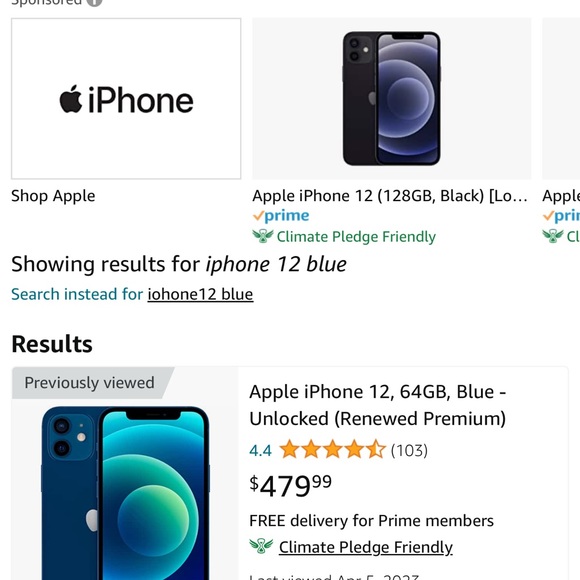 iPhone 12 blue @ accessories - Picture 12 of 15